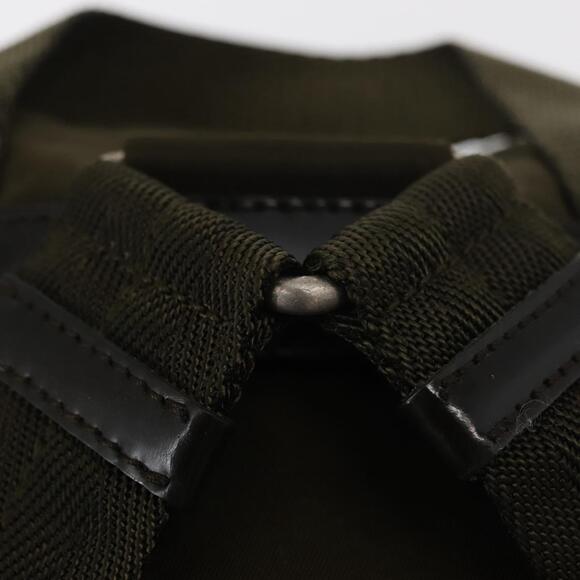 PRADA Backpack Nylon Khaki Silver Auth 154531 main image 11